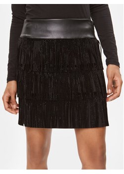 DKNY Spódnica P2IN6ODY Czarny Regular Fit ze sklepu MODIVO w kategorii Spódnice - zdjęcie 168697221