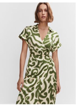 Mango Sukienka codzienna Miami2 47017118 Zielony Regular Fit ze sklepu MODIVO w kategorii Sukienki - zdjęcie 168697243