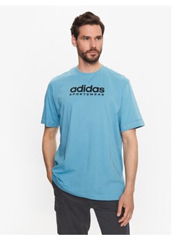 adidas T-Shirt All SZN Graphic T-Shirt IC9820 Niebieski Loose Fit ze sklepu MODIVO w kategorii T-shirty męskie - zdjęcie 168697484