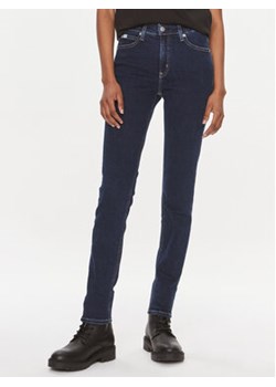 Calvin Klein Jeans Jeansy J20J221237 Granatowy Skinny Fit ze sklepu MODIVO w kategorii Jeansy damskie - zdjęcie 168697821