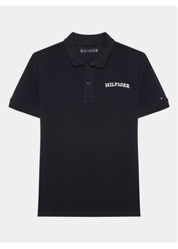 Tommy Hilfiger Polo KB0KB08320 Granatowy Regular Fit ze sklepu MODIVO w kategorii T-shirty chłopięce - zdjęcie 168698631