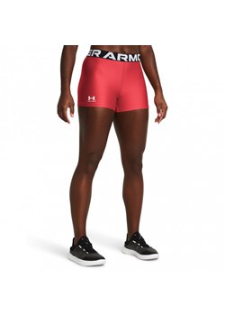Damskie legginsy krótkie treningowe Under Armour UA HG Shorty - czerwone ze sklepu Sportstylestory.com w kategorii Szorty - zdjęcie 168699890