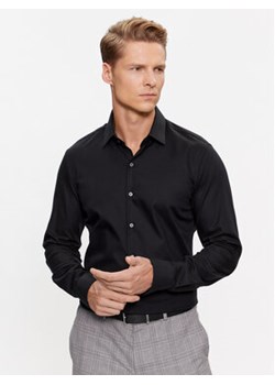 Calvin Klein Koszula Structure K10K112106 Granatowy Slim Fit ze sklepu MODIVO w kategorii Koszule męskie - zdjęcie 168700924