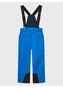 4F Spodnie narciarskie HJZ22-JSPMN001 Niebieski Regular Fit ze sklepu MODIVO w kategorii Spodnie chłopięce - zdjęcie 168700952