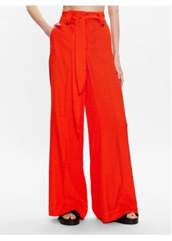 TWINSET Spodnie materiałowe 231TT2143 Pomarańczowy Regular Fit ze sklepu MODIVO w kategorii Spodnie damskie - zdjęcie 168700984