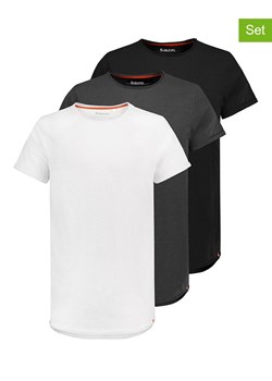 Sublevel Koszulki (3 szt.) w kolorze antracytowym, czarnym i białym ze sklepu Limango Polska w kategorii T-shirty męskie - zdjęcie 168703834