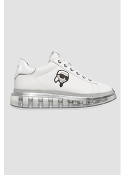 KARL LAGERFELD Białe sneakersy Nft Lo Lace, Wybierz rozmiar 39 ze sklepu outfit.pl w kategorii Buty sportowe damskie - zdjęcie 168714493