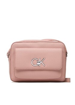 Calvin Klein Torebka Re-Lock Camera Bag With Flap Pbl K60K609397 Różowy ze sklepu MODIVO w kategorii Listonoszki - zdjęcie 168716031