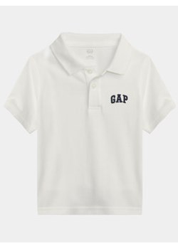 Gap Polo 857486-00 Biały Regular Fit ze sklepu MODIVO w kategorii T-shirty chłopięce - zdjęcie 168716350