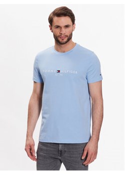 Tommy Hilfiger T-Shirt Logo MW0MW11797 Niebieski Slim Fit ze sklepu MODIVO w kategorii T-shirty męskie - zdjęcie 168717040