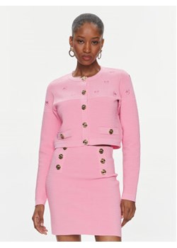 Pinko Kardigan Ciliegio 102881 A1LK Różowy Regular Fit ze sklepu MODIVO w kategorii Swetry damskie - zdjęcie 168717053