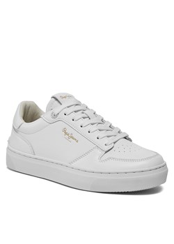 Sneakersy Pepe Jeans Camden Supra W PLS00002 Factory White 801 ze sklepu eobuwie.pl w kategorii Trampki damskie - zdjęcie 168717510