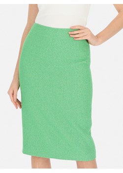 Zielona tweedowa spódnica midi  L'AF Talia ze sklepu Eye For Fashion w kategorii Spódnice - zdjęcie 168718083