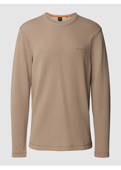 Sweter z detalem z logo ze sklepu Peek&Cloppenburg  w kategorii Swetry męskie - zdjęcie 168720104