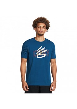 Męska koszulka do koszykówki Under Armour Curry Champ Mindset Tee - niebieska ze sklepu Sportstylestory.com w kategorii T-shirty męskie - zdjęcie 168723884