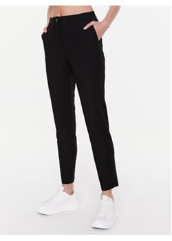 Tommy Hilfiger Spodnie materiałowe Vis Ny WW0WW37618 Czarny Slim Fit ze sklepu MODIVO w kategorii Spodnie damskie - zdjęcie 168725052