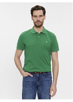 United Colors Of Benetton Polo 3089J3179 Zielony Regular Fit ze sklepu MODIVO w kategorii T-shirty męskie - zdjęcie 168725264