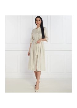 Max Mara Leisure Lniana sukienka NOCINO ze sklepu Gomez Fashion Store w kategorii Sukienki - zdjęcie 168726510