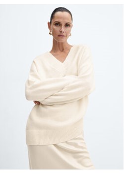 Mango Sweter Toldorav 57007751 Beżowy Oversize ze sklepu MODIVO w kategorii Swetry damskie - zdjęcie 168727392