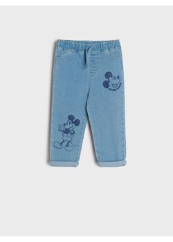 Sinsay - Jeansy jogger Myszka Miki - niebieski ze sklepu Sinsay w kategorii Spodnie i półśpiochy - zdjęcie 168730313