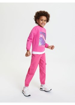 Sinsay - Spodnie - różowy ze sklepu Sinsay w kategorii Spodnie dziewczęce - zdjęcie 168730332