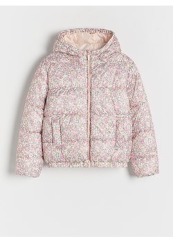 Reserved - Pikowana kurtka w kwiaty - wielobarwny ze sklepu Reserved w kategorii Kurtki dziewczęce - zdjęcie 168731991