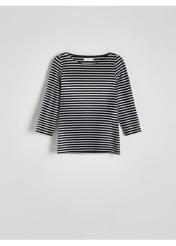 Reserved - Bluzka z bawełną - wielobarwny ze sklepu Reserved w kategorii Bluzki damskie - zdjęcie 168732052