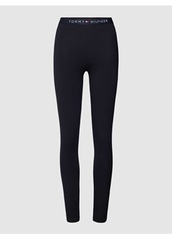 Legginsy z elastycznym paskiem z logo ze sklepu Peek&Cloppenburg  w kategorii Spodnie damskie - zdjęcie 168732404