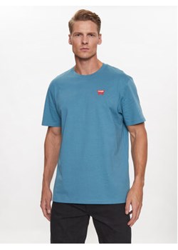 Wrangler T-Shirt Sign Off 112341129 Niebieski Regular Fit ze sklepu MODIVO w kategorii T-shirty męskie - zdjęcie 168733984