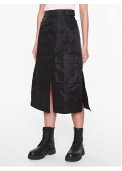 Remain Spódnica trapezowa Nylon Midi Slit RM2118 Czarny Regular Fit ze sklepu MODIVO w kategorii Spódnice - zdjęcie 168734262