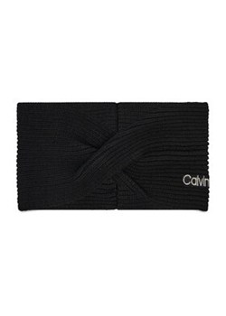 Calvin Klein Opaska materiałowa Essential Knit Headband K60K608656 Czarny ze sklepu MODIVO w kategorii Opaski damskie - zdjęcie 168734362