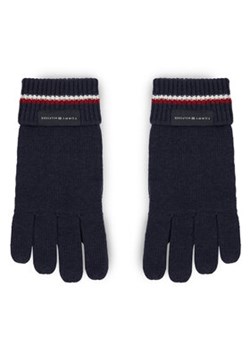 Tommy Hilfiger Rękawiczki Męskie Corporate Knit Gloves AM0AM11488 Granatowy ze sklepu MODIVO w kategorii Rękawiczki męskie - zdjęcie 168734864