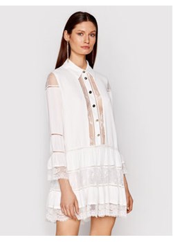 Babylon Sukienka koszulowa N_EL0701 Biały Regular Fit ze sklepu MODIVO w kategorii Sukienki - zdjęcie 168735304