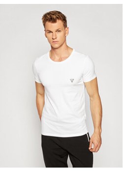 Guess T-Shirt U97M00 JR003 Biały Slim Fit ze sklepu MODIVO w kategorii T-shirty męskie - zdjęcie 168735344
