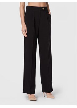 Rinascimento Spodnie materiałowe CFC0110530003 Czarny Regular Fit ze sklepu MODIVO w kategorii Spodnie damskie - zdjęcie 168735431