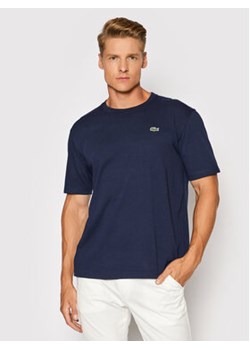 Lacoste T-Shirt TH7618 Granatowy Regular Fit ze sklepu MODIVO w kategorii T-shirty męskie - zdjęcie 168735533