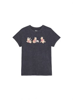 Cropp - Koszulka z nadrukiem Winnie The Pooh - szary ze sklepu Cropp w kategorii Bluzki damskie - zdjęcie 168735982