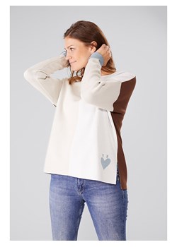 LIEBLINGSSTÜCK Sweter w kolorze biało-beżowo-jasnobrązowym ze sklepu Limango Polska w kategorii Swetry damskie - zdjęcie 168738011