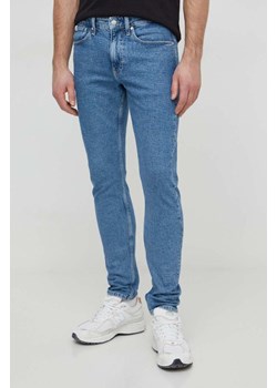Calvin Klein Jeans jeansy męskie kolor niebieski ze sklepu ANSWEAR.com w kategorii Jeansy męskie - zdjęcie 168740933