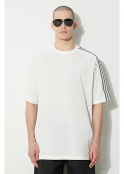 Y-3 t-shirt 3-Stripes SS Tee męski kolor beżowy z aplikacją IV5625 ze sklepu PRM w kategorii T-shirty męskie - zdjęcie 168741531