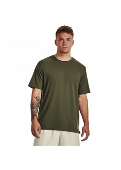 Męska koszulka treningowa UNDER ARMOUR UA Rush Energy SS - khaki ze sklepu Sportstylestory.com w kategorii T-shirty męskie - zdjęcie 168741941