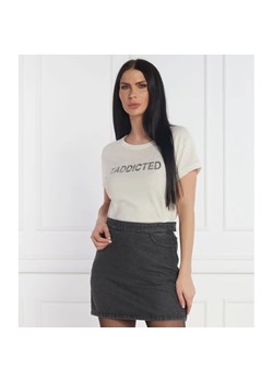 Zadig&Voltaire T-shirt | Regular Fit | z dodatkiem lnu ze sklepu Gomez Fashion Store w kategorii Bluzki damskie - zdjęcie 168744653