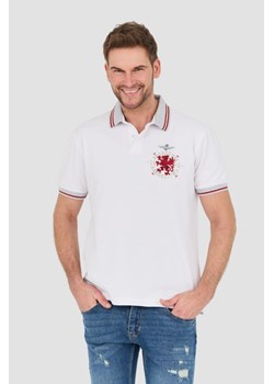 AERONAUTICA MILITARE Biała koszulka Polo M.C., Wybierz rozmiar XXL ze sklepu outfit.pl w kategorii T-shirty męskie - zdjęcie 168745344