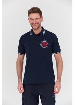 AERONAUTICA MILITARE Granatowa koszulka Polo M.C., Wybierz rozmiar XXL ze sklepu outfit.pl w kategorii T-shirty męskie - zdjęcie 168745353