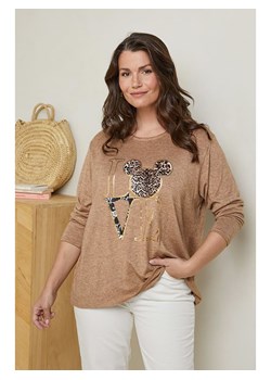 Curvy Lady Sweter w kolorze karmelowym ze sklepu Limango Polska w kategorii Swetry damskie - zdjęcie 168745753