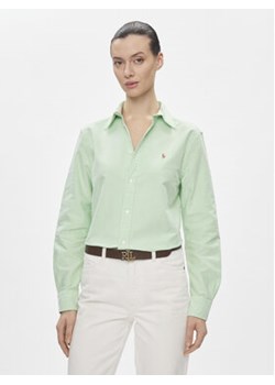 Polo Ralph Lauren Koszula Ls Rx Anw St 211932521003 Zielony Relaxed Fit ze sklepu MODIVO w kategorii Koszule damskie - zdjęcie 168746610