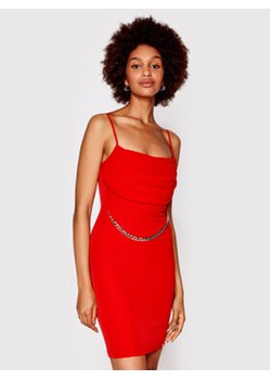Rinascimento Sukienka koktajlowa CFC0109348003 Czerwony Slim Fit ze sklepu MODIVO w kategorii Sukienki - zdjęcie 168746953