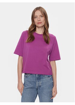 United Colors Of Benetton T-Shirt 3BL0E17G5 Fioletowy Boxy Fit ze sklepu MODIVO w kategorii Bluzki damskie - zdjęcie 168747204