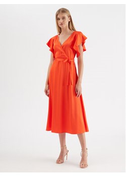 Vila Sukienka codzienna Carolina 14083043 Pomarańczowy Regular Fit ze sklepu MODIVO w kategorii Sukienki - zdjęcie 168748054