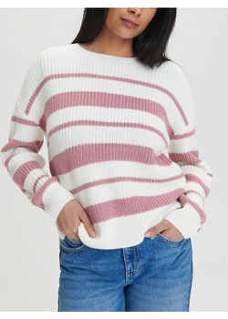 Sinsay - Sweter w paski - różowy ze sklepu Sinsay w kategorii Swetry damskie - zdjęcie 168750043